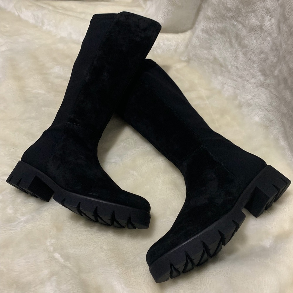 New Gabor suede knee high boots